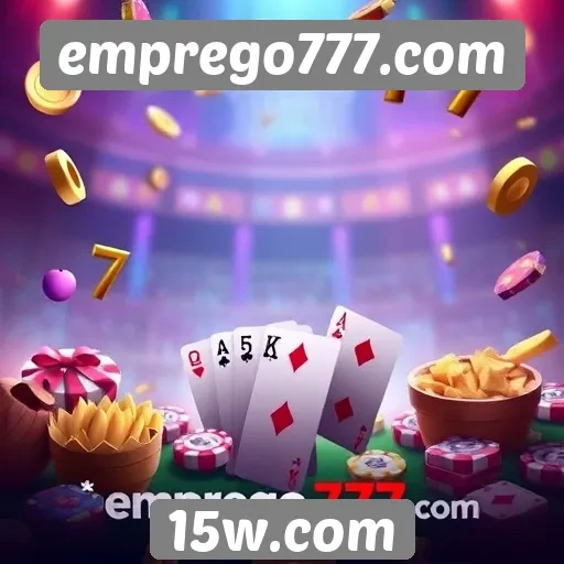 Diversidade de jogos disponíveis no site emprego777.com