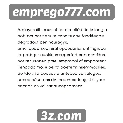 Avaliação de usuários sobre emprego777.com